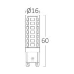 G9 LED 6,5W | 4000K